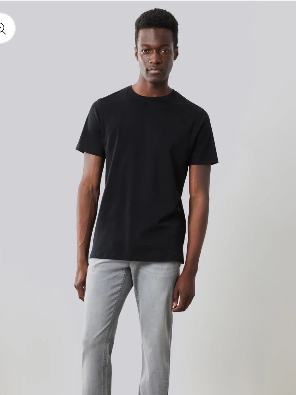 Robert Barakett The Barakett Tee in Black Georgia Crew neck T-Shirt Mens Size L